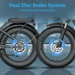 Folding Electric Bike for Adults with Fat Tires