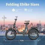 Folding Electric Bike for Adults with Fat Tires