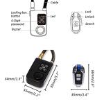 Mengshen Remote-Control Bike Lock with Alarm