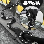 Honszex Scooter Lock, Bike Locks High Security with Key, 36.22inch Heavy Duty Bike Lock Chain, Accessories for Electric Scooter, E-Bikes