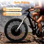 20" 1000W E-Bike Front Wheel Conversion Kit