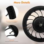 20" 1000W E-Bike Front Wheel Conversion Kit