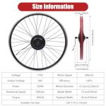 26" Electric Bike Conversion Kit with LCD Display