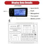 26" Electric Bike Conversion Kit with LCD Display