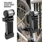 Kryptonite Kryptolok 685 Folding Bike Lock, Compact Lightweight High Security Anti-Theft Foldable Bicycle Lock with 2 Keys and Mount for E-Bikes Scooter Road Mountain Bikes, 85cm (33 in),Black