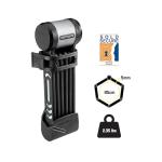 Kryptonite Kryptolok 685 Folding Bike Lock, Compact Lightweight High Security Anti-Theft Foldable Bicycle Lock with 2 Keys and Mount for E-Bikes Scooter Road Mountain Bikes, 85cm (33 in),Black