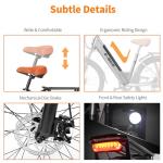 Axiniu 26" Step-Thru Electric Bike for Adults