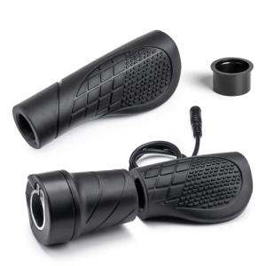 Half-Twist Throttle for Bafang 3 Pin Speed Throttle for BBS01B BBS02B BBS-HD Mid Drive Motor eBike Conversion Kits E-Bike Twist Throttle with 17.7 inch Cable