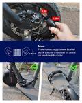 NDakter Bike Lock, 4FT Electric Scooter Combination Cable Lock with Mounting Bracket,Ideal Anti Theft Bicycle Locks for Mountain Bike, Road Bike, Electric Bicycle(12mm)