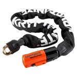 Kryptonite Evolution 1090 Bike Chain Lock, 3 Feet Long 10mm Steel Chain Heavy Duty Anti-Theft Sold Secure Gold Bicycle Chain Lock with Keys for Bike, Motorcycle, Scooter, Bicycle, Door, Gate, Fence