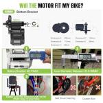 BAFANG Mid Drive E-Bike Conversion Kit with Battery