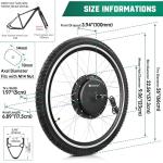 Voilamart 26" Front Wheel 48V 1000W Electric Bike Conversion