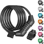 Titanker 4FT Self-Coiling Bike Lock Cable