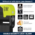 URBAN UR476Y Folding Bike Lock with 120dB Alarm