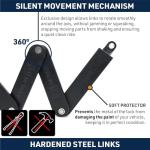 URBAN UR476Y Folding Bike Lock with 120dB Alarm