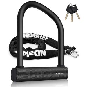 Heavy Duty 18mm Anti-Theft Bike Lock Set