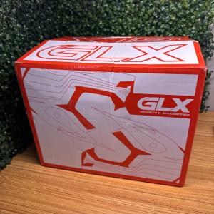 GLX GX23 Matte Black Dirt Bike Helmet