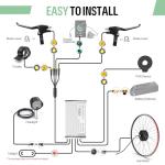 BAFANG 48V Rear Hub Motor Conversion Kit