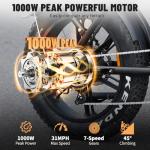 Hipatoo V8 Adult Electric Fat Tire Bike