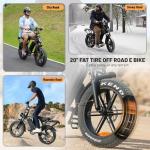 Hipatoo V8 Adult Electric Fat Tire Bike