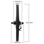 26" Rear Wheel Kits,48V 1000W Electric Bike Conversion Kit with Pedal Assistant Sensor,264.55Lbs Brushless Gearless Engine Kit,440RPM 45N M Fat Tire Bikes Rear Wheel Cycling Hub Motors