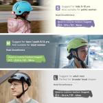 Cool Adult Bike Helmet with LED Light