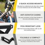 Sigtuna 2025 Compact Folding Bike Lock - Black