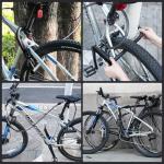 Sportneer Heavy Duty U-Lock with Security Cable