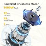 Jasion CB1 1000W Electric Bike for Adults