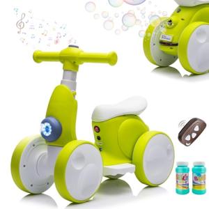 JoyRydz 6V Electric Bubble Balance Bike for Kids