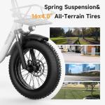 Folding Electric Bike for Adults with Fat Tires