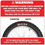 Ultraverse 20" Inner Tube Set for E-Bikes