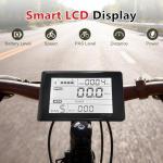 27.5Inch Electric Bicycle Conversion Kit, 72V 2000W E-Bike Rear Wheel Hub Motor with Mutifunction LCD Display & Pedal Assistant Sensor, 60N.M 7-Speed Flywheel E-Bike Conversion Set US Stock