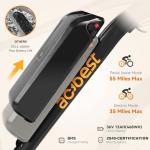 ACTBEST Apex Electric Bike for Adults, 26" 1000W Peak Electric Mountain Bike, 22MPH Top Speed, Max Range 55+ Miles, 48V Removable Battery, 21-Speed Lightweight E-Bike, Black 48V