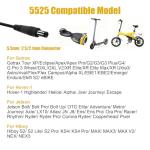 Carsty 42V Electric Scooter Charger UL Certified for 36V Lithium Battery 5 Plugs, Compatible with Gotrax, Jetson, Razor, Voyage, ninebot,Swagtron,Bird,Segway Electric Bike Scooters Ebikes