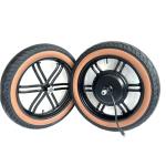 72V2000W Electric Fat Bike Motor Wheel Kit Aluminum Rim motor Set 20x4.0 inch Rear Drive Ebike Motor conversion rear motor with front wheel Include Puncture Resistant Fat Tires