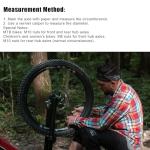 SAVITA 12pcs Carbon Steel Bike Wheel Flanged Axle Nut Kit, M8/M9.5/M10 Thread Sizes for Mountain Bike Front and Rear Wheel