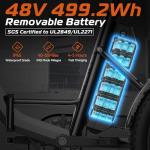 Vivi 750W Folding Electric Tricycle for Adults