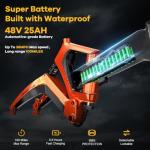 1000W(Peak 2000W)Folding Electric Bike for Adults,35MPH 100Mile,48V 25Ah Removable Battery,20" x 4.0 Fat Tire Foldable Electric Bicycle,8-Speed Electric Mountain E-Bike,Commuter Ebikes All Terrain