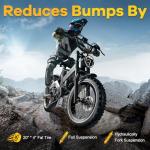 1000W(Peak 2000W)Folding Electric Bike for Adults,35MPH 100Mile,48V 25Ah Removable Battery,20" x 4.0 Fat Tire Foldable Electric Bicycle,8-Speed Electric Mountain E-Bike,Commuter Ebikes All Terrain