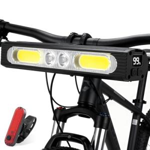 Heeykeey 1500 Lumens USB-C Rechargeable Bike Light