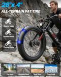 Peak 1500W Folding Electric Bike for Adults