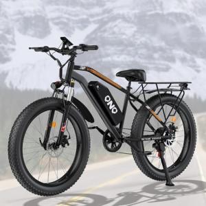 1500W Fat Tire Electric Mountain Bike - 28MPH