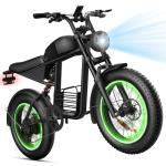 YUCHETX 1500W Electric All-Terrain Fat Tire Bike