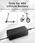 WUKUR 54.6V 2A Electric Scooter Charger with Connectors