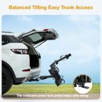 Dual E-Bike Rack with Ramp and Locking Tilt