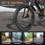 1500W Fat Tire Electric Mountain Bike - 28MPH