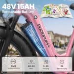 PUCKIPUPPY 960W Step-Through Electric Mountain Bike