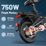 Askmy Folding Electric Bike with 750W Motor