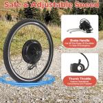 48V 1000W Electric Bike Conversion Kit for 26-Inch